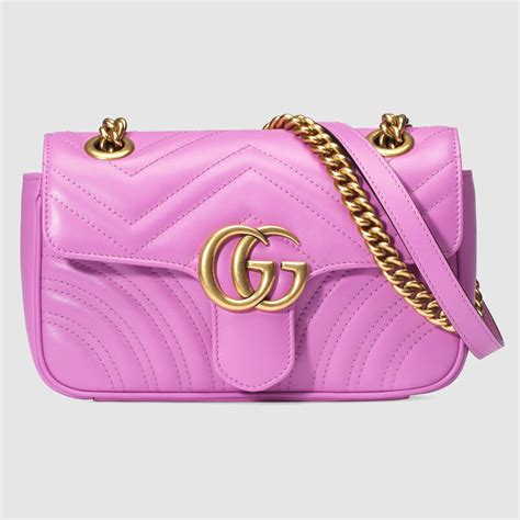 pink open gucci handbag with white|pink Gucci marmont bag.